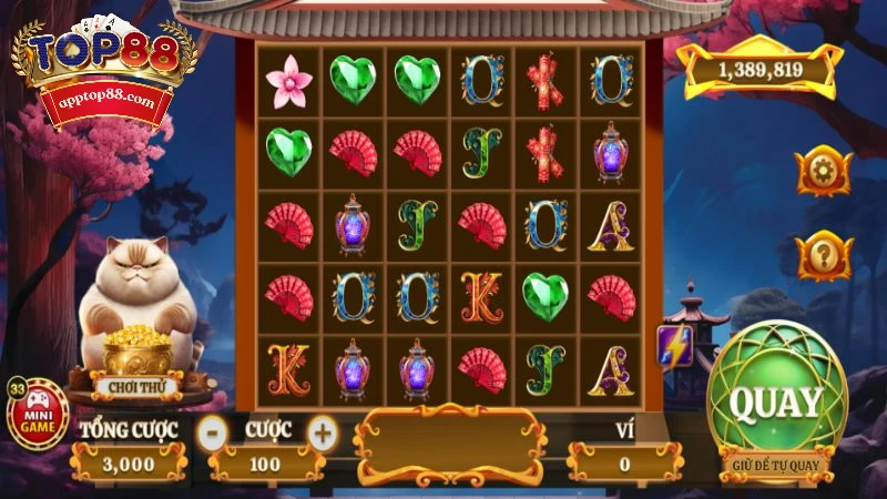 Luật chơi đơn giản của mèo tài lộc