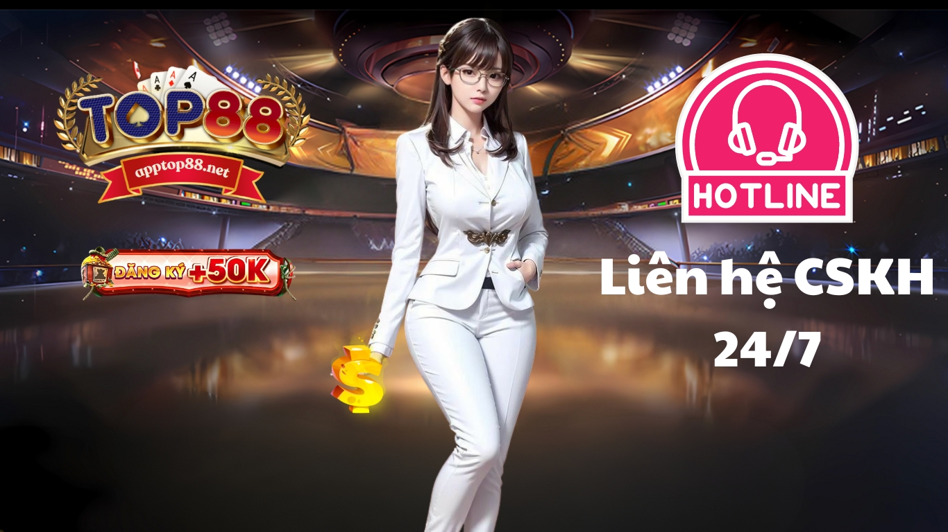 Liên hệ Top88 - Chăm sóc khách hàng chuyên nghiệp 24/7
